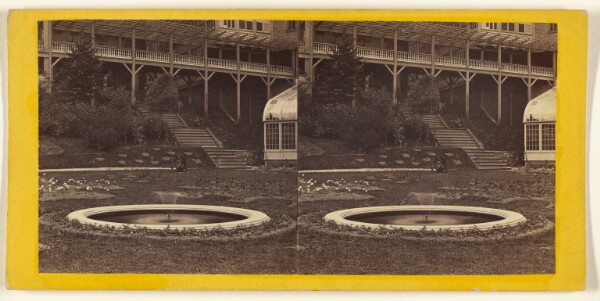 Edward and Henry T. Anthony & Co., Central Park. (New York.) The Lower Fountain and Mt. St. Vincent.