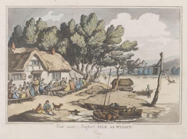 Thomas Rowlandson, View Near Newport Isle of Wight