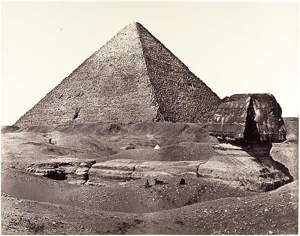 Francis Frith, The Great Pyramid and The Great Sphinx