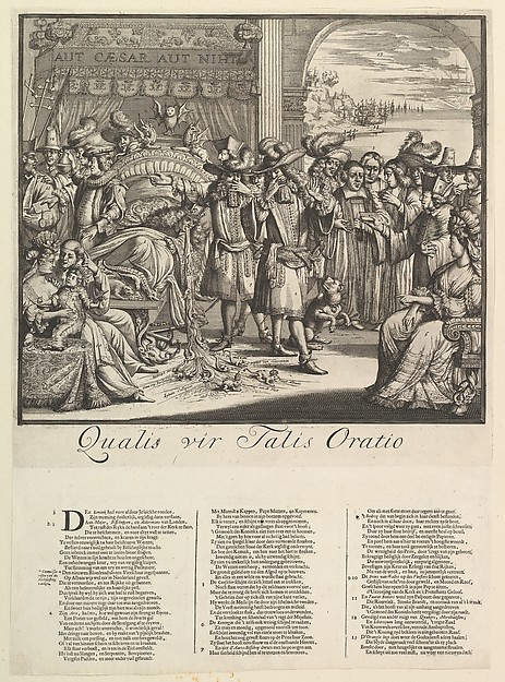 Romeyn de Hooghe, Qualis vir Talis Oratio