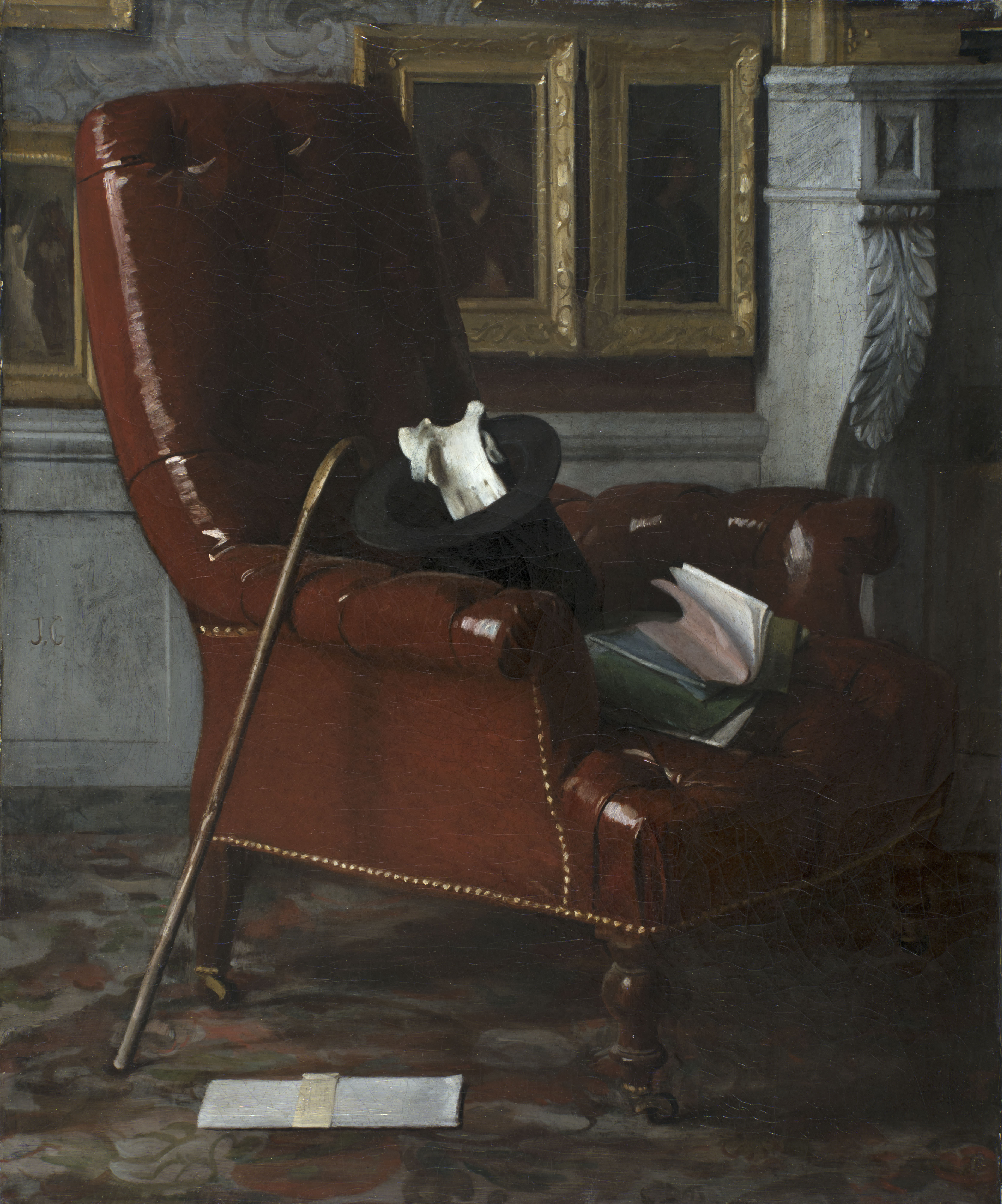 Jean-François Gigoux, Un coin de salon chez le peintre