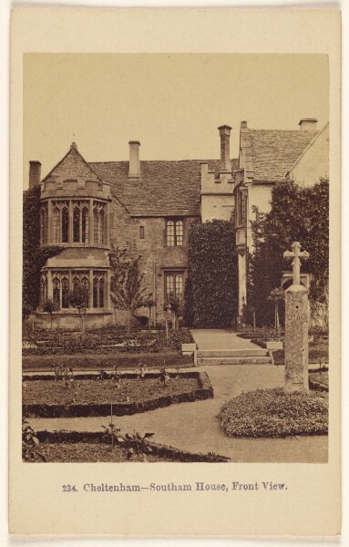 Francis Bedford, Cheltenham - Southern House, Front View.