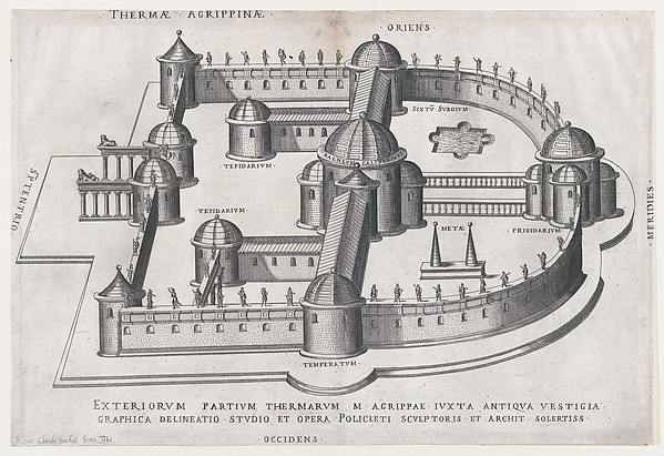 Anonymous, Baths of Agrippa, from "Speculum Romanae Magnificentiae"