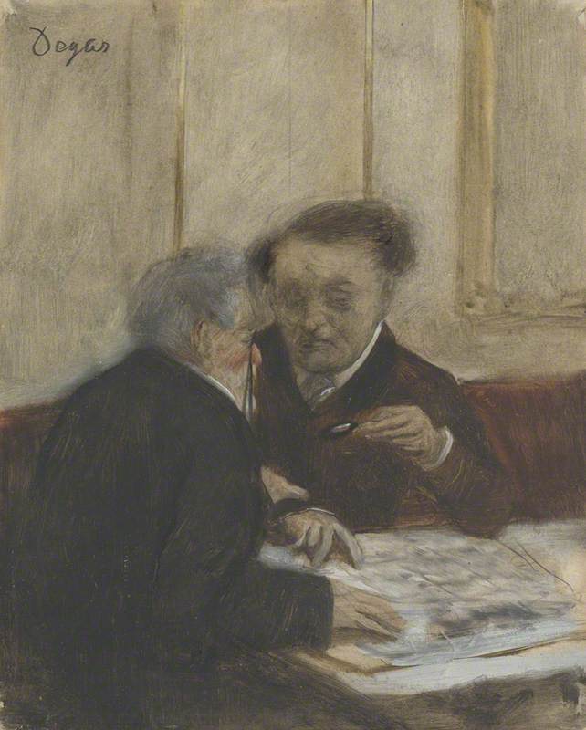 Edgar Degas, At the Café Châteaudun