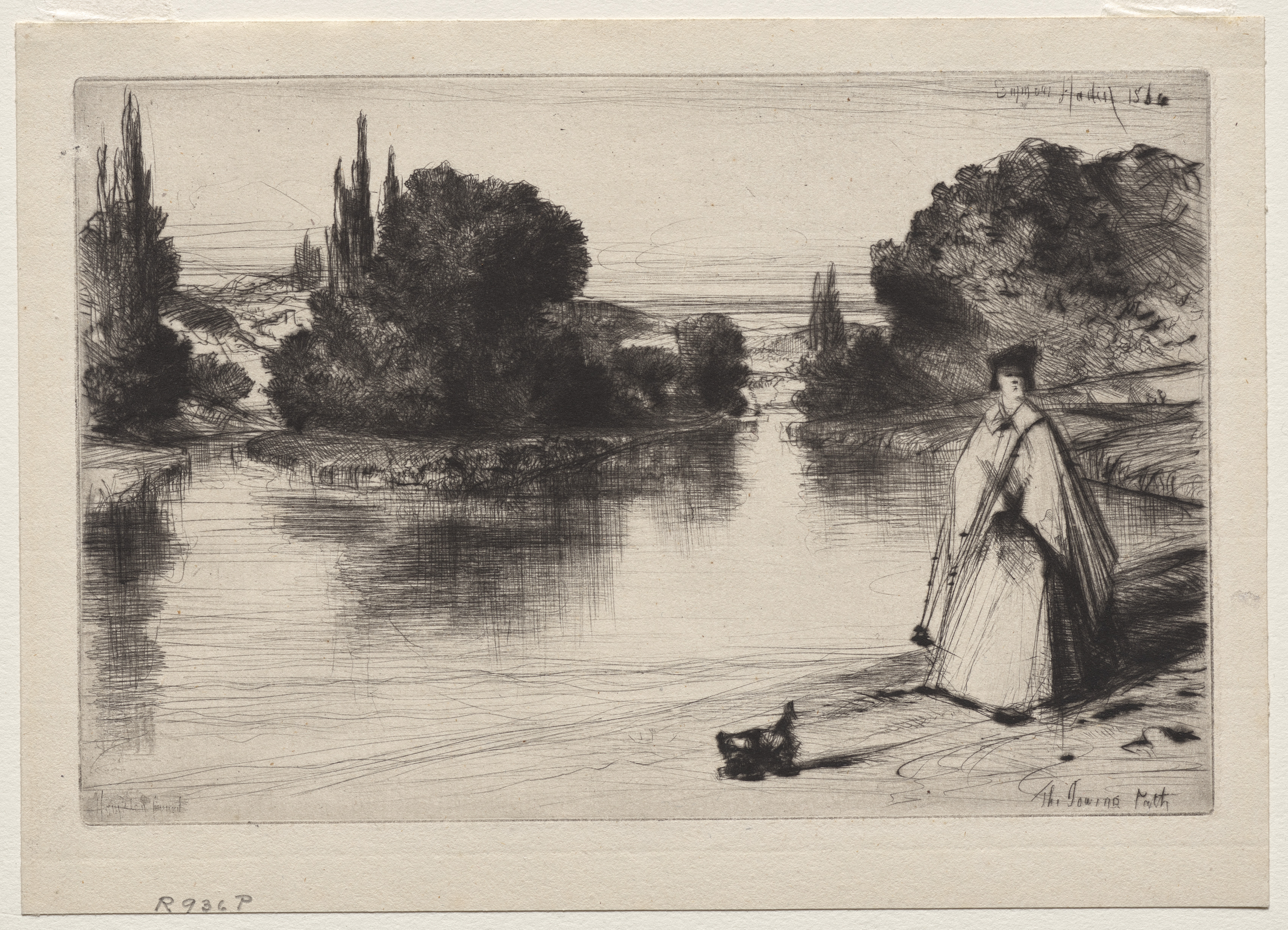 Francis Seymour Haden, The Towing Path