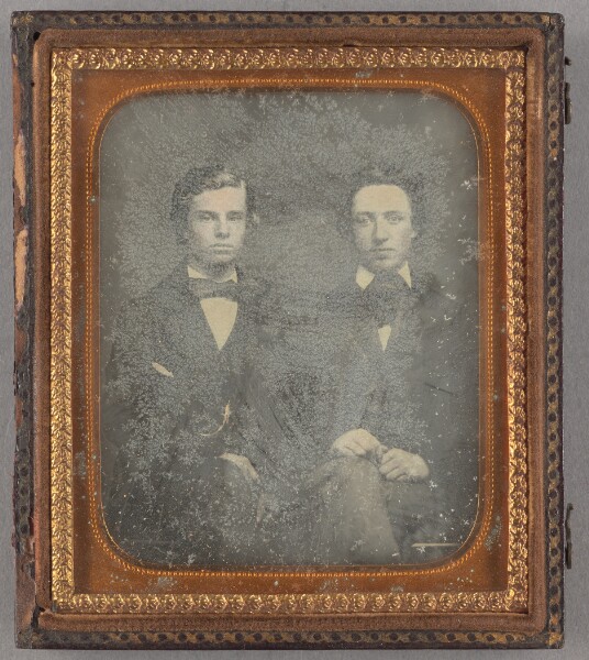 Unknown, [Portrait of Two Seated Men]