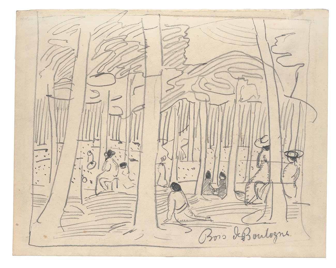 Unknown artist, Bois de Boulogne