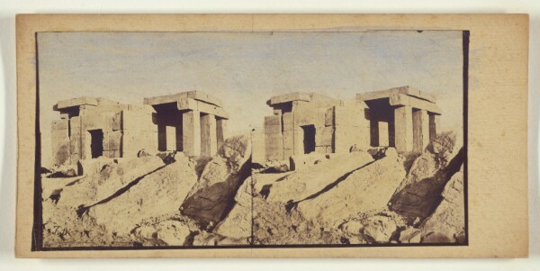 Francis Frith, [The temple at Sanneh. Ethiopia.]