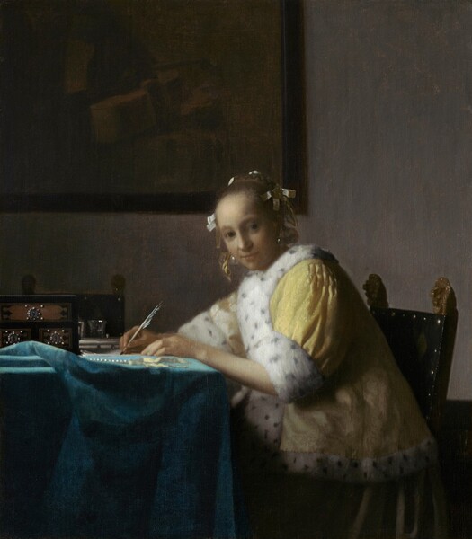 Johannes Vermeer, A Lady Writing