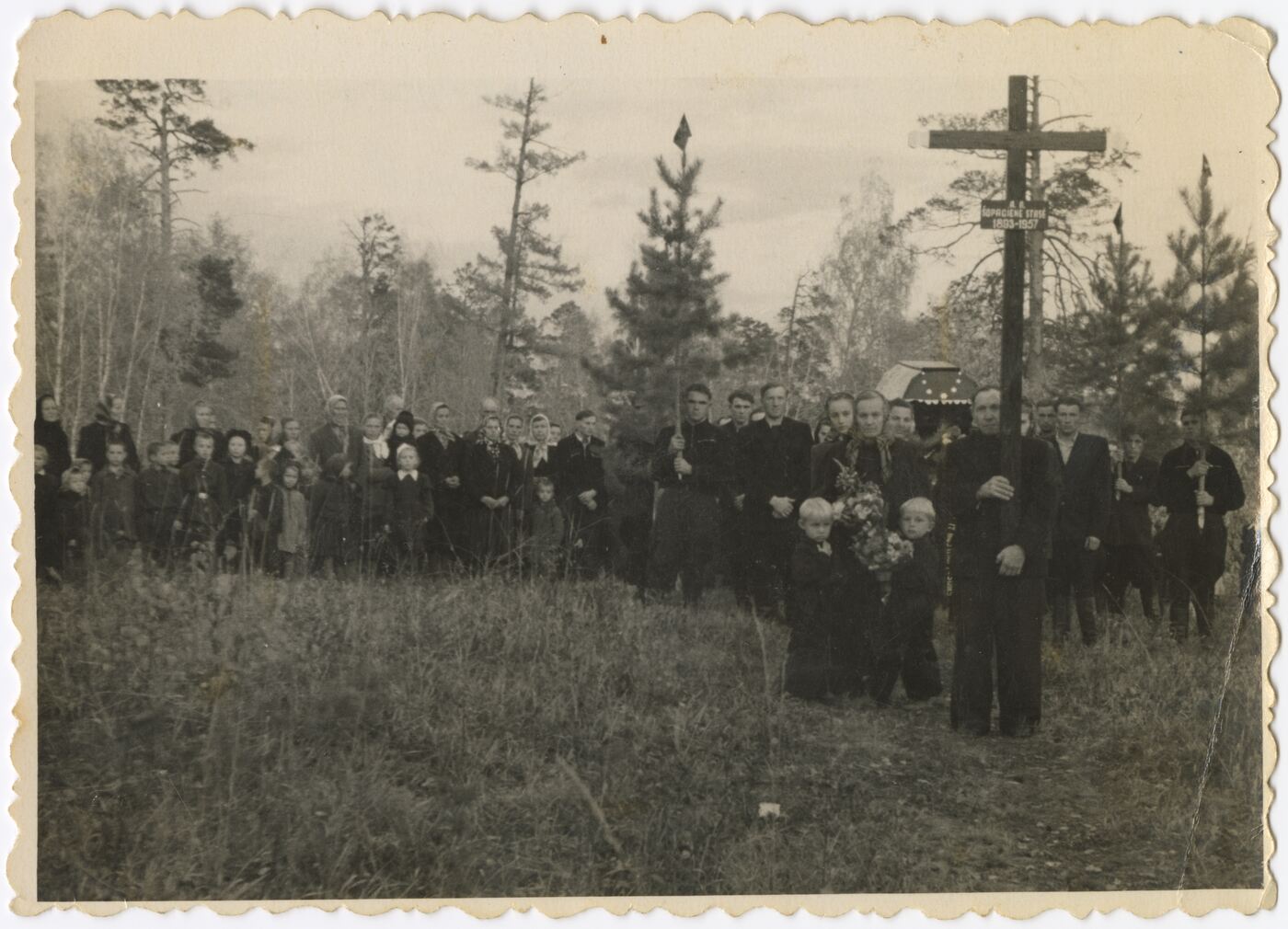 Nežinomas autorius, Stasės Šopagienės laidotuvės