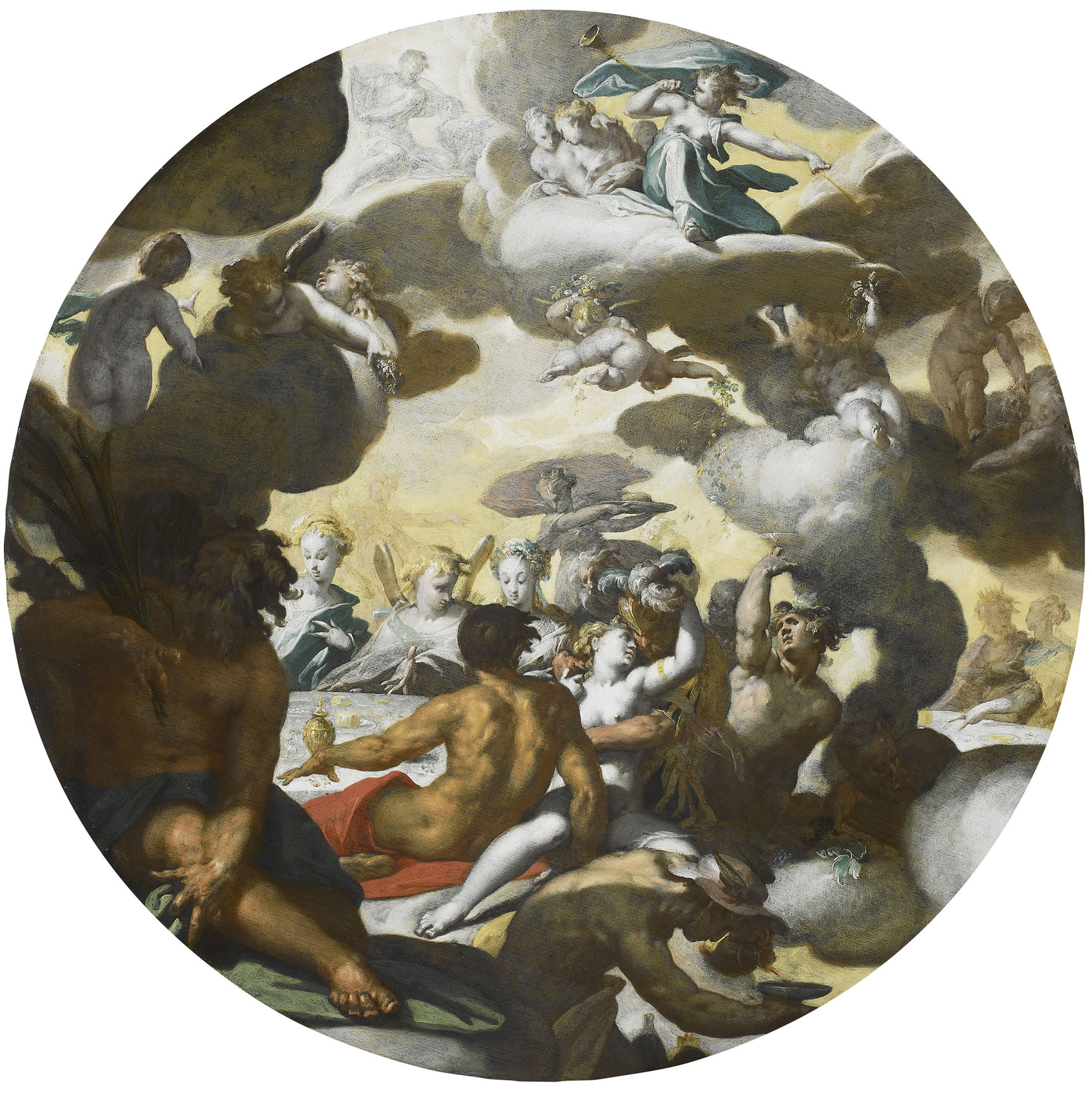 Abraham Bloemaert, The Marriage of Cupid and Psyche
