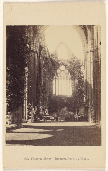 Francis Bedford, Tintern Abbey - Interior, looking West