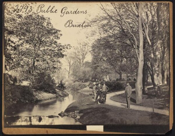 Francis Frith, Public Gardens.  Buxton