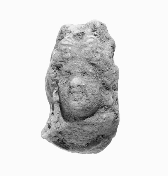 Unknown, Head with Melon Coiffure and Bow Knot