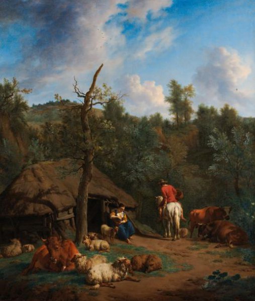 Adriaen van de Velde, De hut