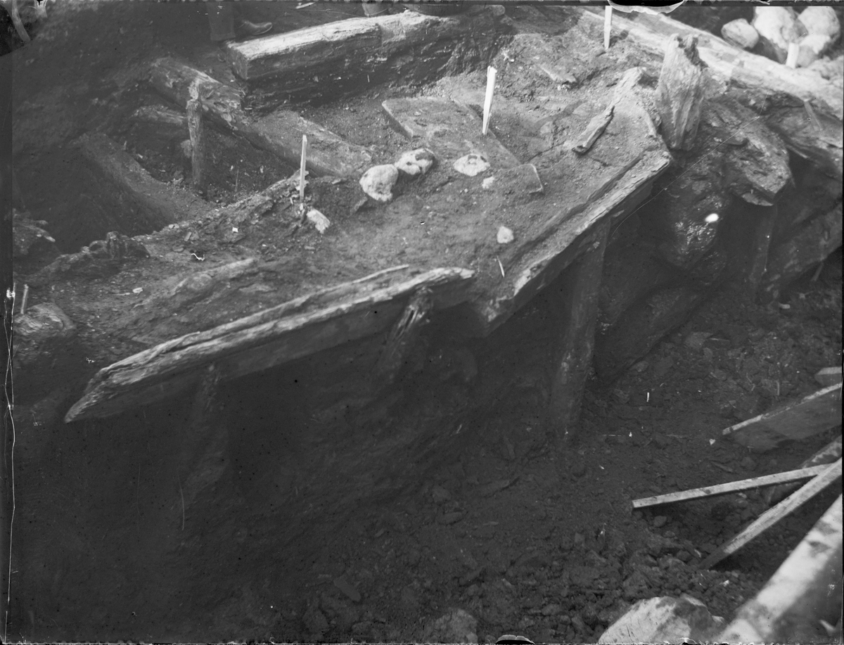 Okänd,, Archaeological excavation, Studentholmen, Uppsala 1907