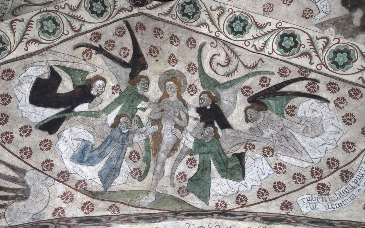Bengt Backlund, Lime painting in Täby Church, Uppland 2009