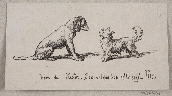 Lorenz Frølich, To hunde