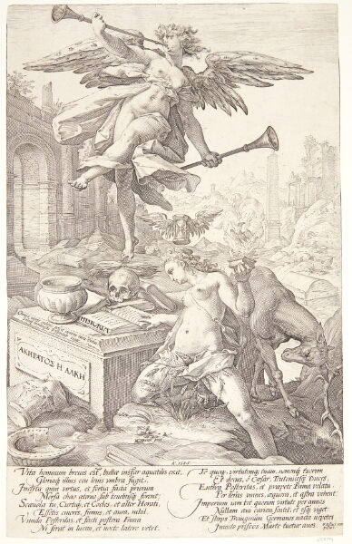 Hendrick Goltzius, Allegori over berømmelse og historie