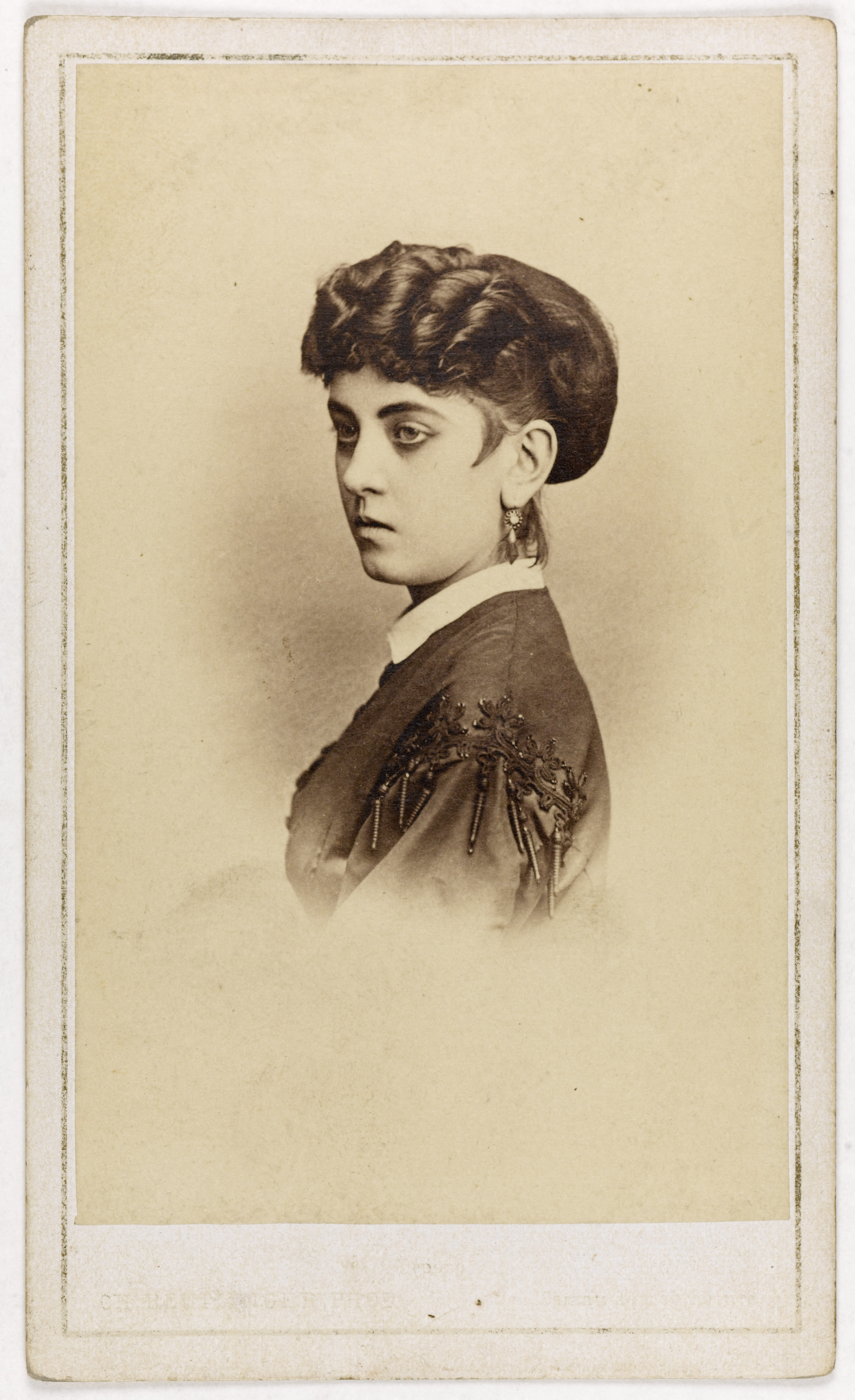 Anonyme, Portrait de Mme Valentine, actrice