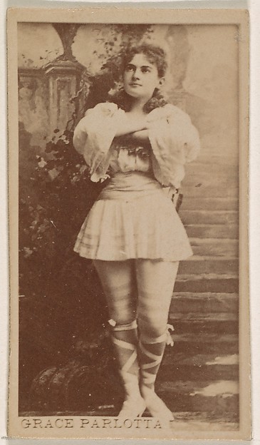 Kinney Brothers Tobacco Company, Grace Palotta, from the Actresses series (N245) issued by Kinney Brothers to promote Sweet Caporal Cigarettes