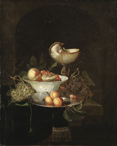 Nicolaes van Gelder, Stilleben med frukter och nautiluspokal