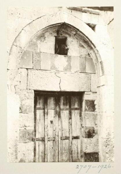 K.A.C. Creswell, The entrance of the zawiya of Shaykh al-Qirami, Jerusalem
