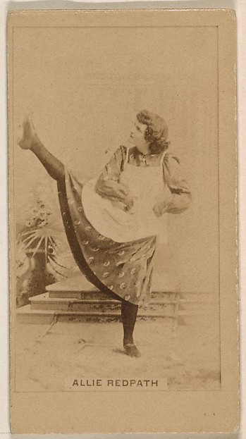 Kinney Brothers Tobacco Company, Allie Redpath, from the Actresses series (N245) issued by Kinney Brothers to promote Sweet Caporal Cigarettes