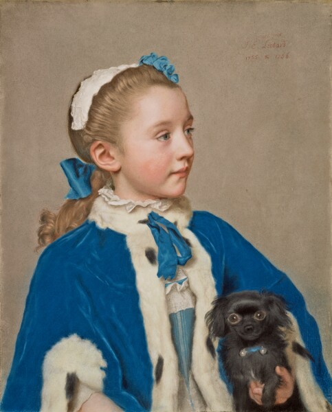 Jean-Étienne Liotard, Portrait of Maria Frederike van Reede-Athlone at Seven Years of Age