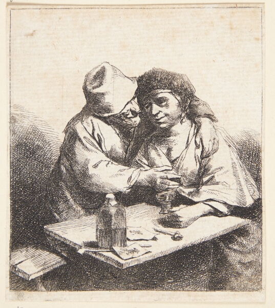 Cornelis Pietersz Bega, Et forelsket par