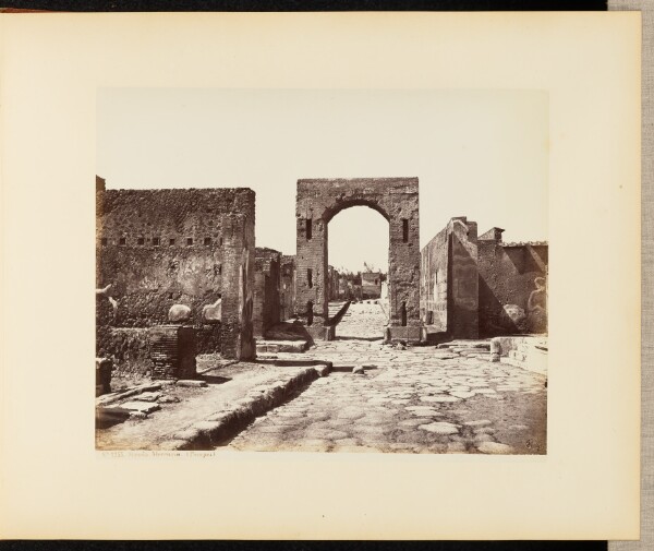 Giorgio Sommer, Strada Mercurio (Pompei)