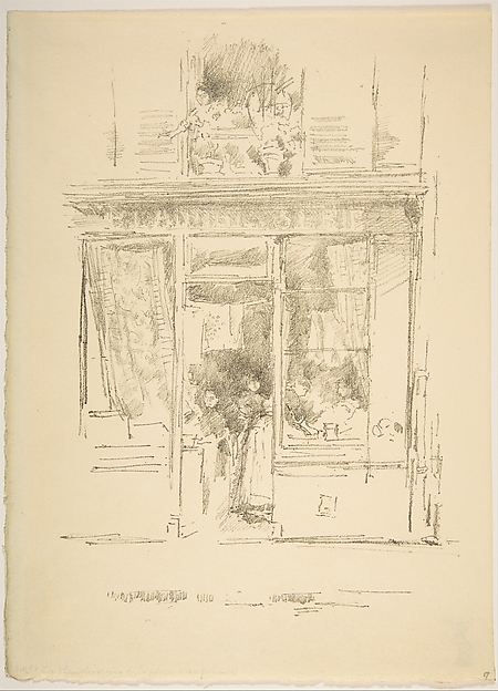 James McNeill Whistler, La Blanchisseuse de la Place Dauphine