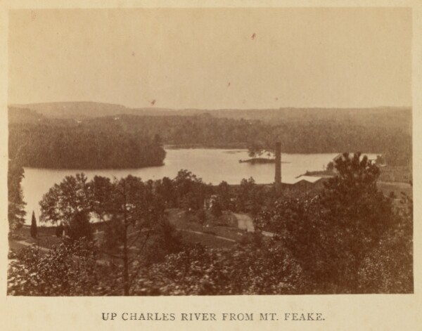 Thomas Lewis, Up Charles River from Mount Feake