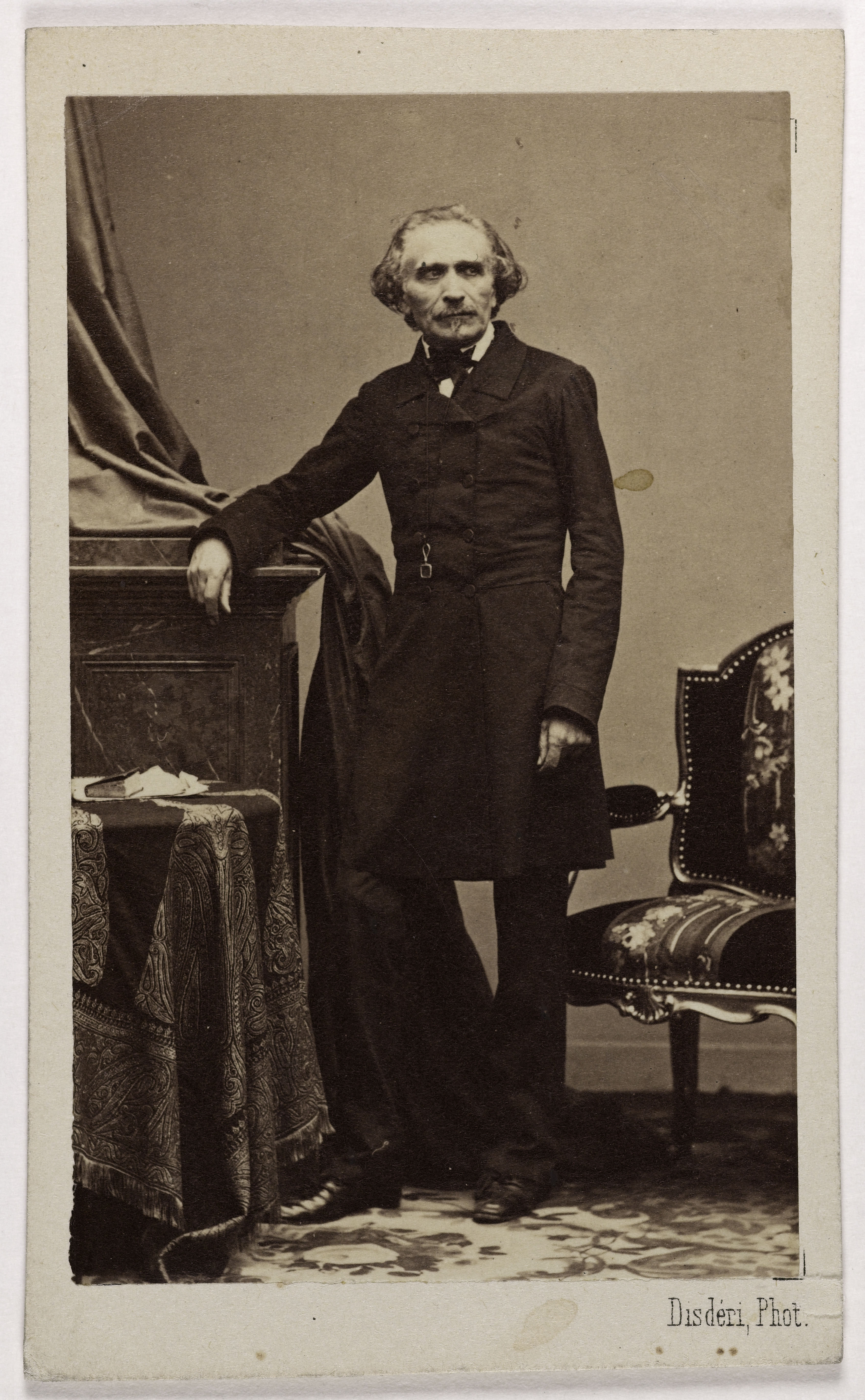 Disderi & Cie, Portrait de Pierre Tousez Bocage (1799-1863), (acteur, directeur du théâtre de l'Odéon)