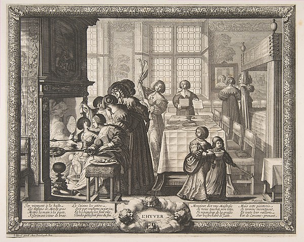 Abraham Bosse, Winter, from "The Four Seasons" (Les Quatre Saisons)