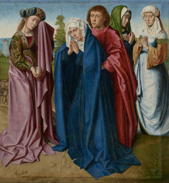 Gerard David, The Virgin, Saint John and the Three Maries