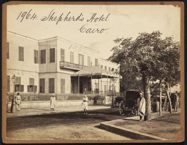 Francis Frith, Shepherd's Hotel.  Cairo