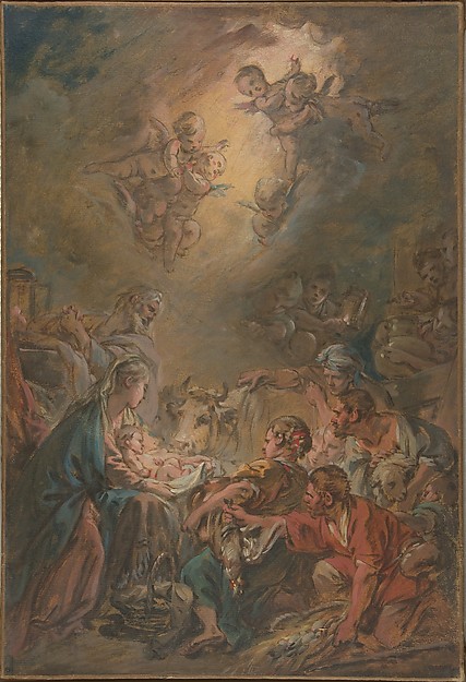 François Boucher, The Adoration of the Shepherds