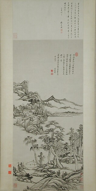 Wang Yuanqi, Landscape in the Styles of Huang Gongwang and Gao Kegong