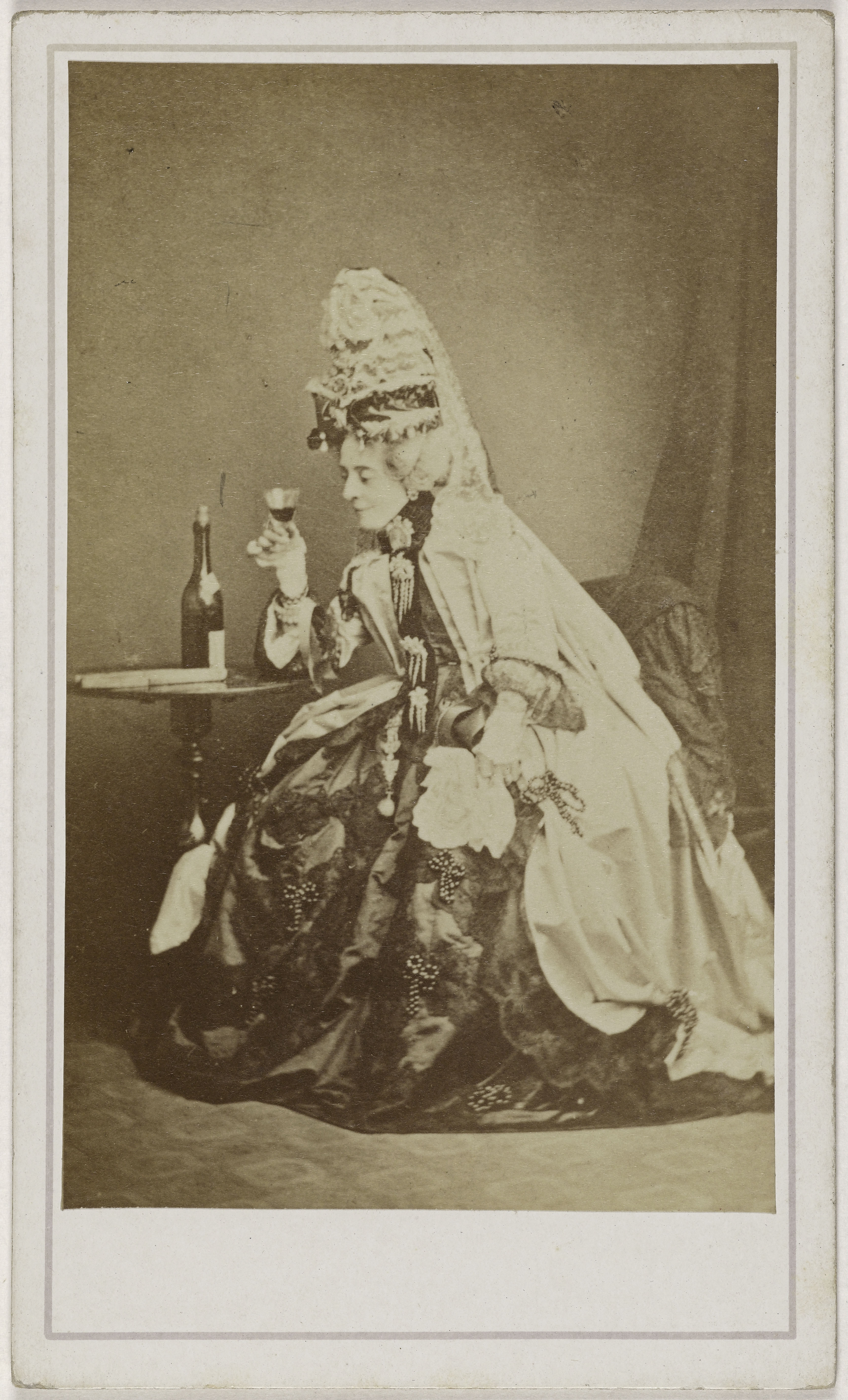 Anonyme, Portrait de Virginie Dejazet (1798-1875), (actrice et fondatrice du théâtre Dejazet)