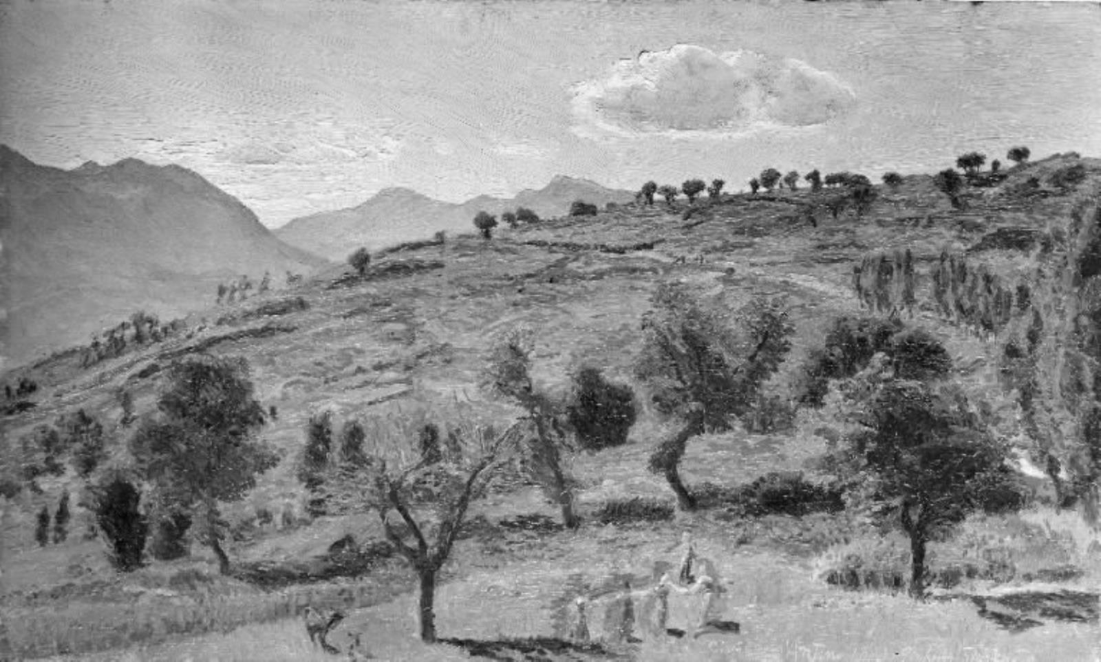 Joakim Skovgaard, Bjerge ved Cività d'Antino