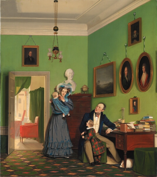 Wilhelm Bendz, Familien Waagepetersen