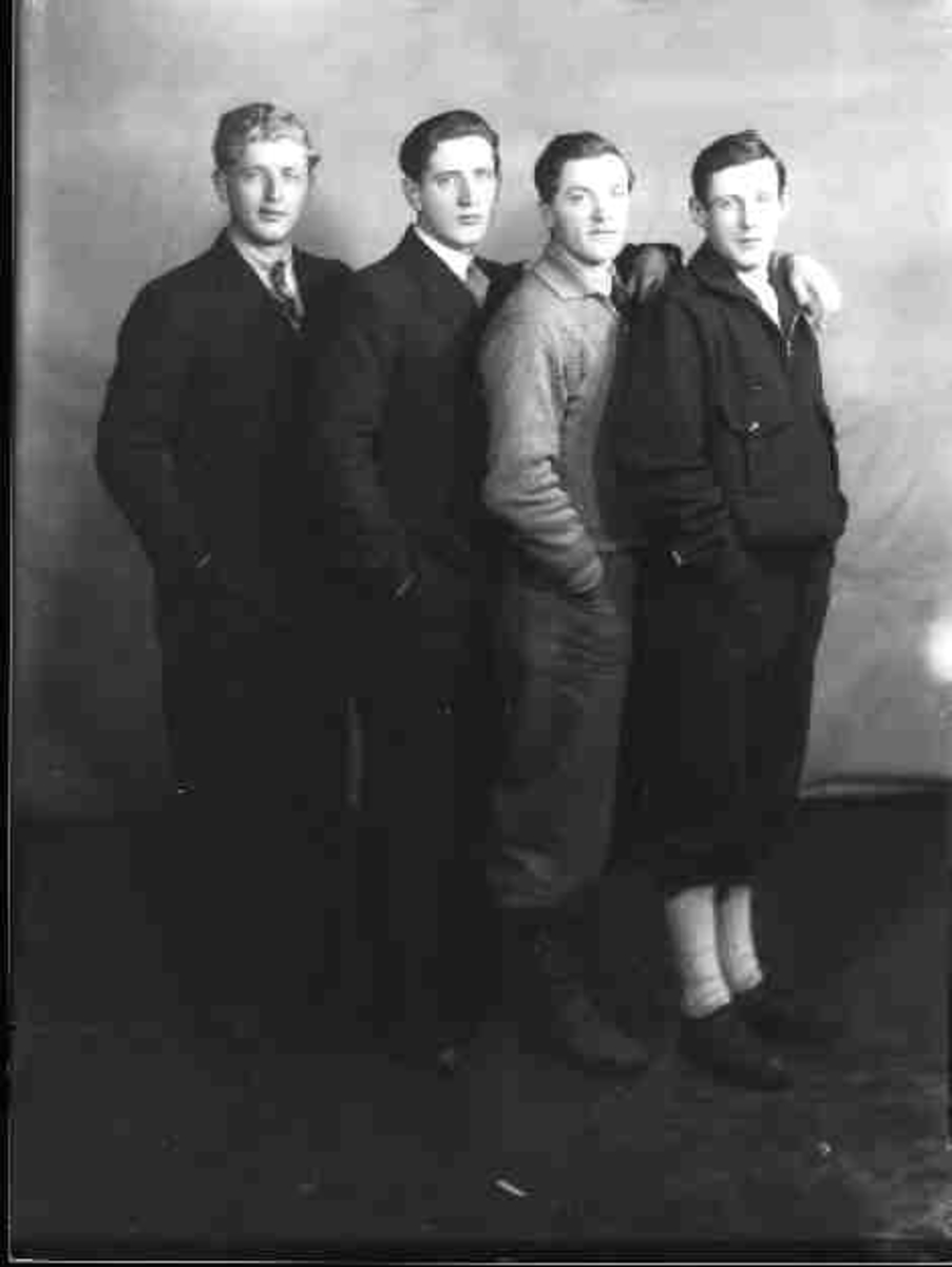 Per K. Lien, Vetl-Vilhelm Karlsen, hans bror Kalle, Johannes Sundli, Nicolai Magnussen