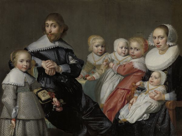 Jan Daemen Cool, Doctor Cornelis van der Heijde and Ariaentgen Ariens de Buijser with their Children