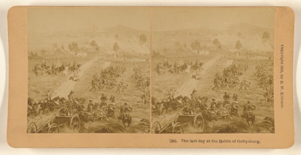 Benjamin West Kilburn, The last day at the Battle of Gettysburg.
