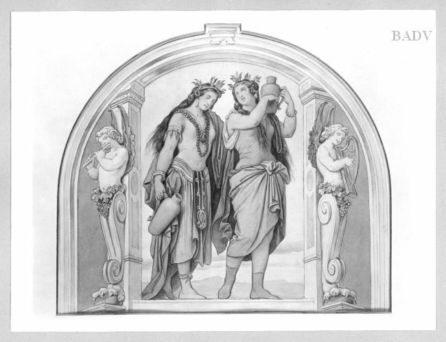 Moritz von Schwind, Jessonda. Zwei Mädchen mit Krügen