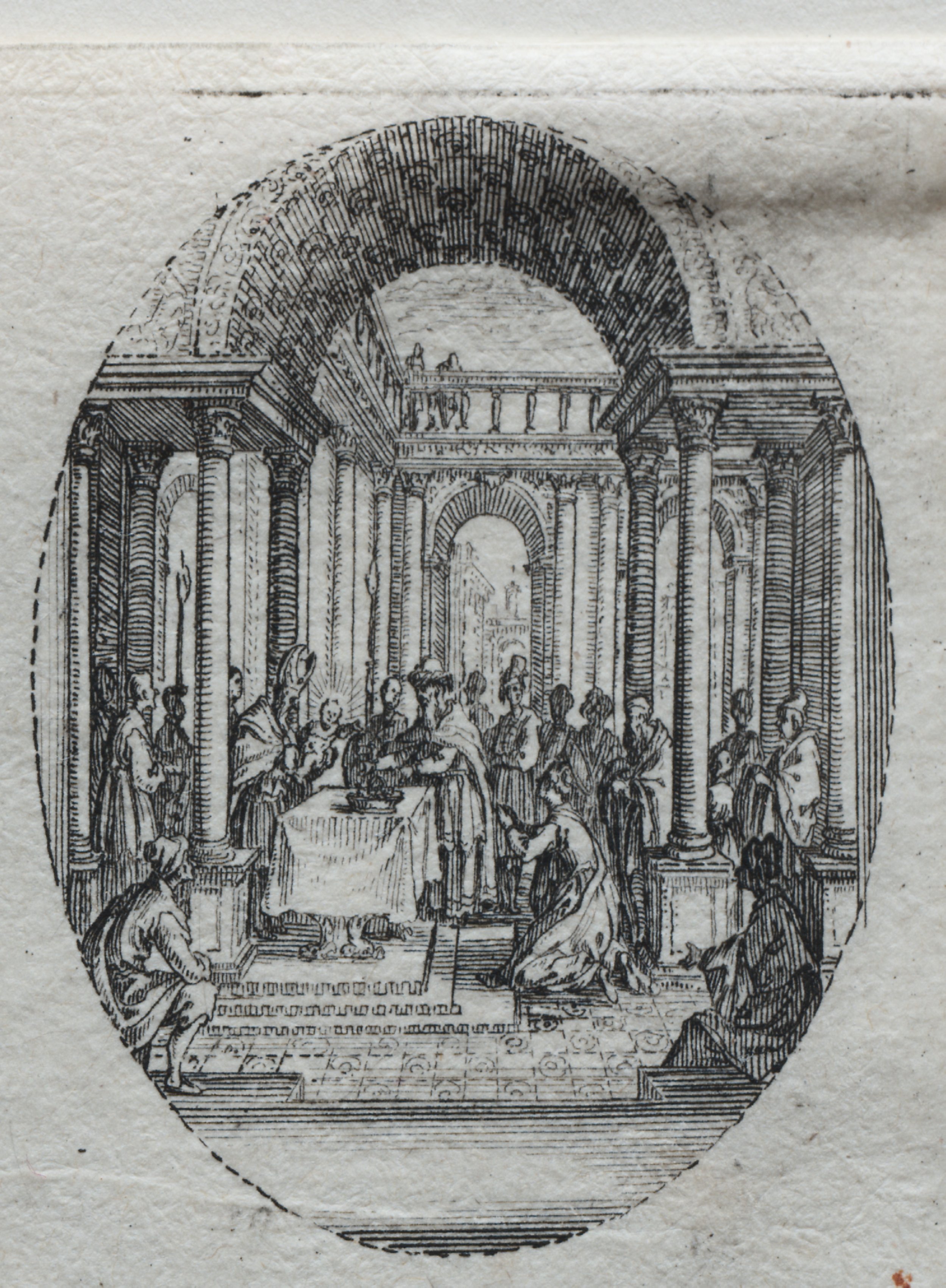 Jacques Callot, The Mysteries of the Passion:  The Presentation in the Temple