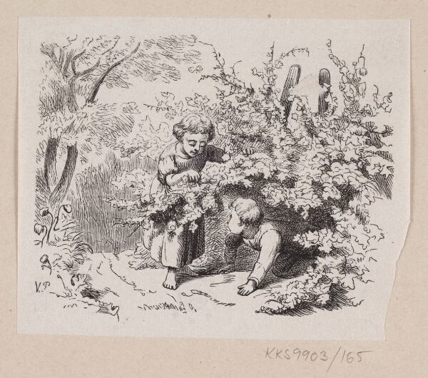 H.P. Hansen, Illustration til "Under Piletræet" i H.C. Andersen, "Eventyr og Historier", Bind 2