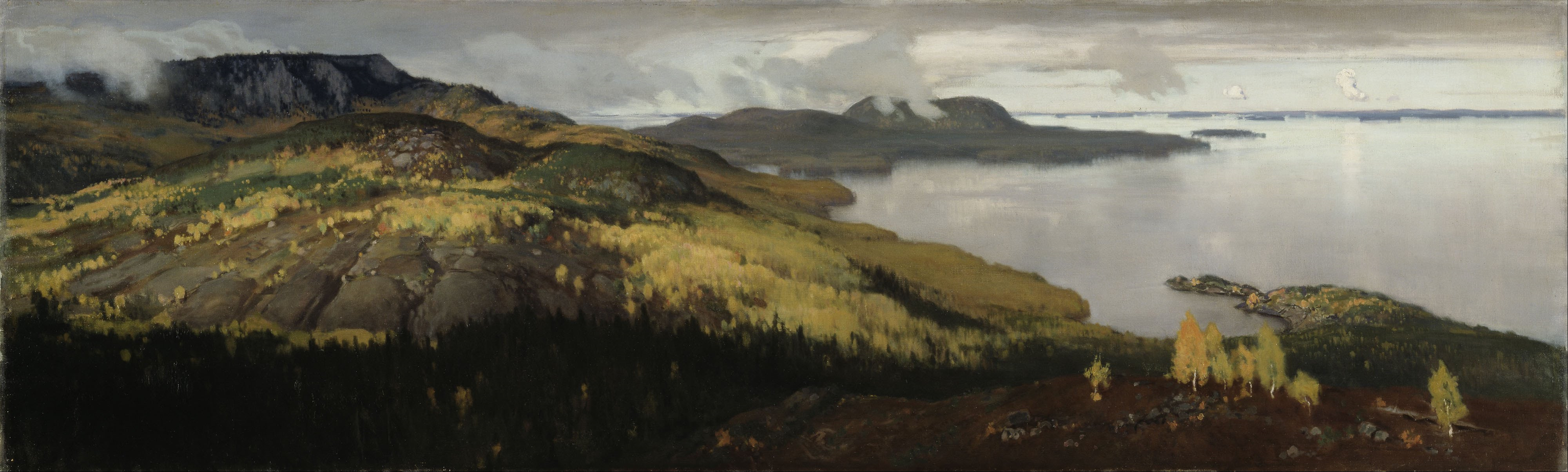 Eero Järnefelt, Autumn Landscape of Lake Pielisjärvi