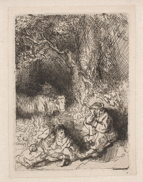 Rembrandt van Rijn, Den sovende hyrde